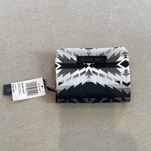 Pendleton canopy canvas accordion wallet 5”x3 3/4” NWT